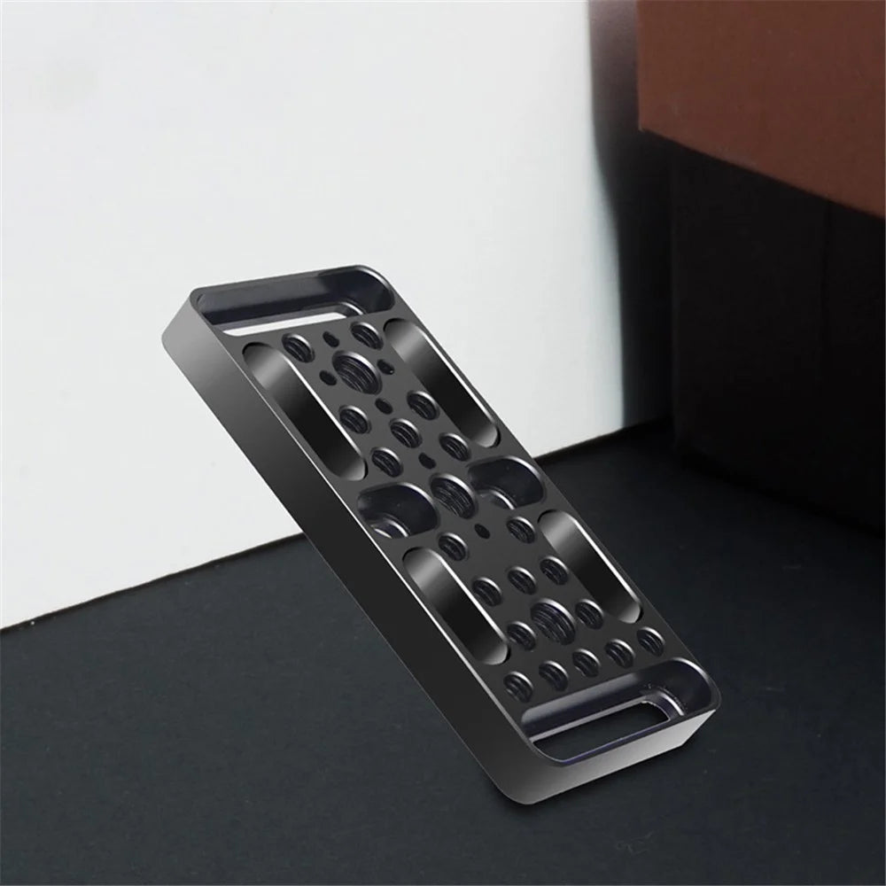 ZS45192-E1 Multifunction Camera Expansion Cheese Plate Mount Board 1/4 3/8 Hole Switching Plate Photography Accessories - 2