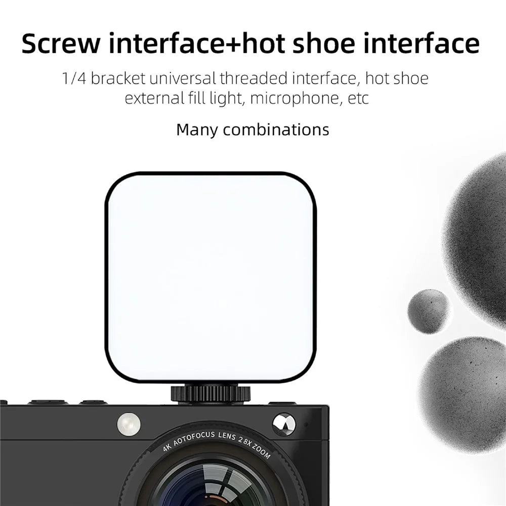 D7 Student Digital Camera 64MP HD CCD WiFi 4K Video Recorder Card Camera with 128GB Memory Card - Black - 7