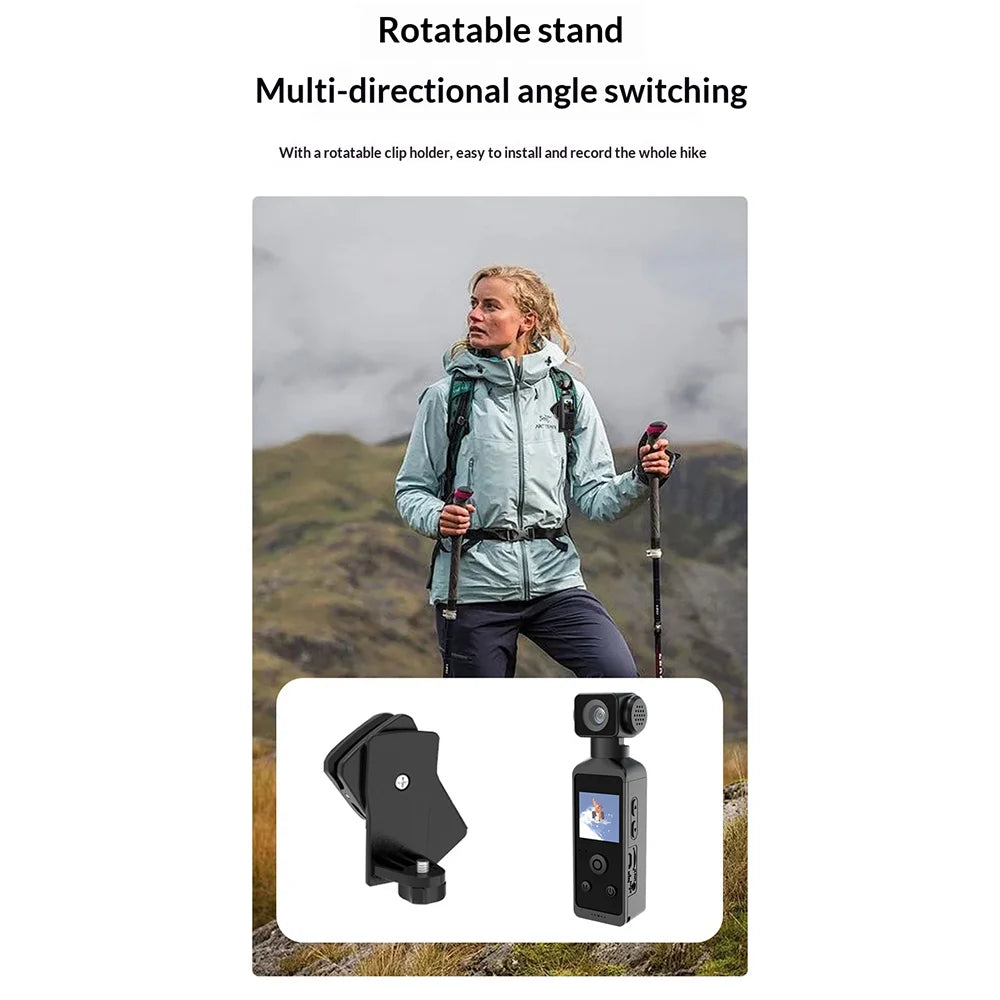 H850 5K Action Camera 270 Degree Rotating Lens 1.33 Inch IPS Screen Sports Camera with Waterproof Case - Without Memory Card - 4