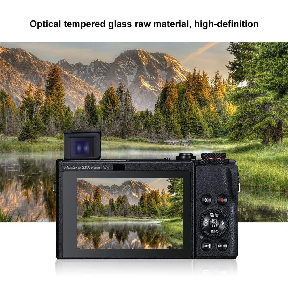 PULUZ PU5529 For Canon PowerShot G5 X Mark II Camera 2.5D Curved Edge 9H Tempered Glass Screen Protector - 5