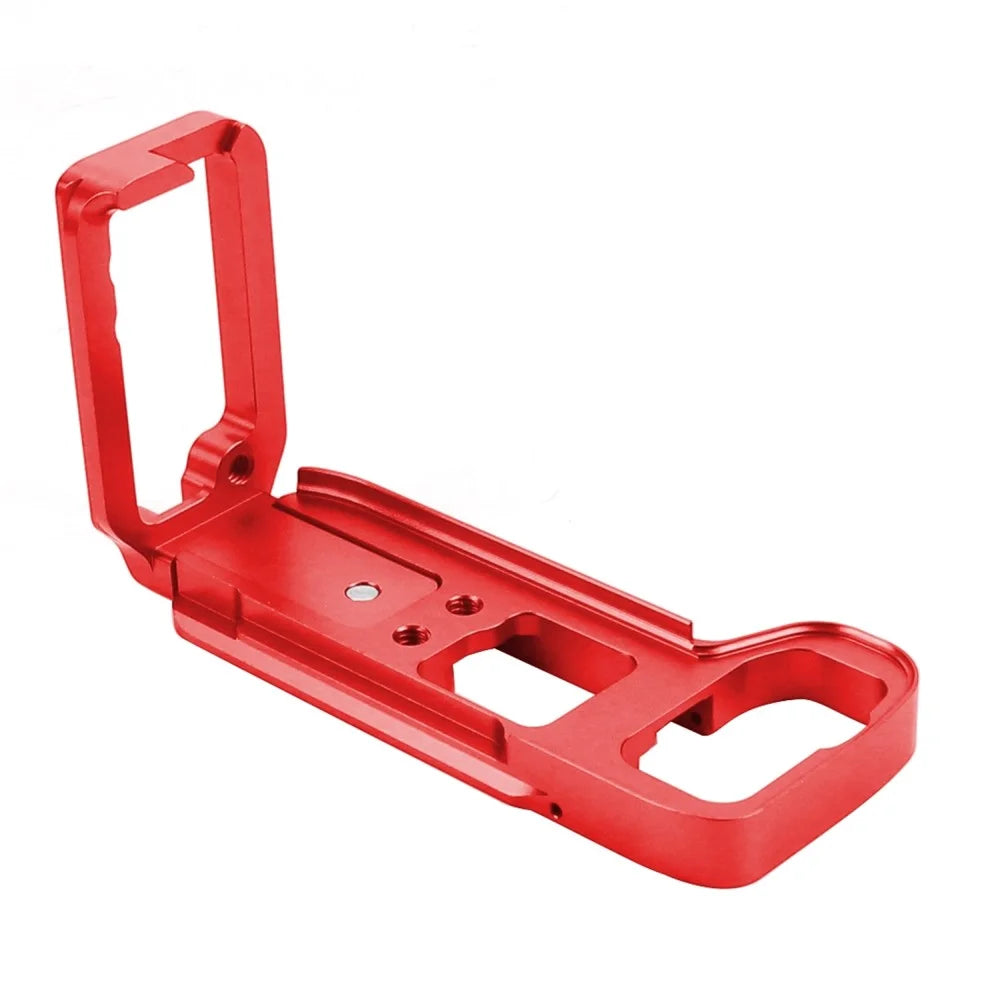 PULUZ PU3541 L-Shaped Quick Release Plate for Sony A9 / A7 III / A7R III Aluminum Alloy Shooting Bracket - Red - 2