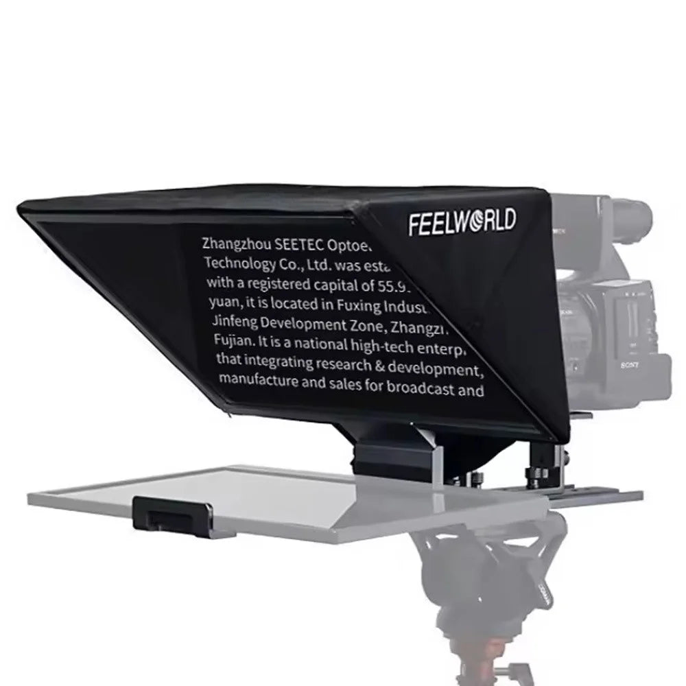 FEELWORLD TP16 11 Inch Camera Teleprompter Portable Folding Prompter / Video Recording Screen for DSLR / Smartphone / Live Streaming - 2