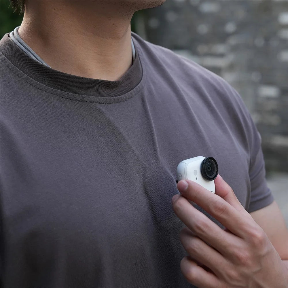SUNNYLIFE GU-ZJ115 For Insta360 Go Ultra / DJI Mic Magnetic Neck Mount First-Person Shooting POV Bracket with Adjustable Lanyard - 6