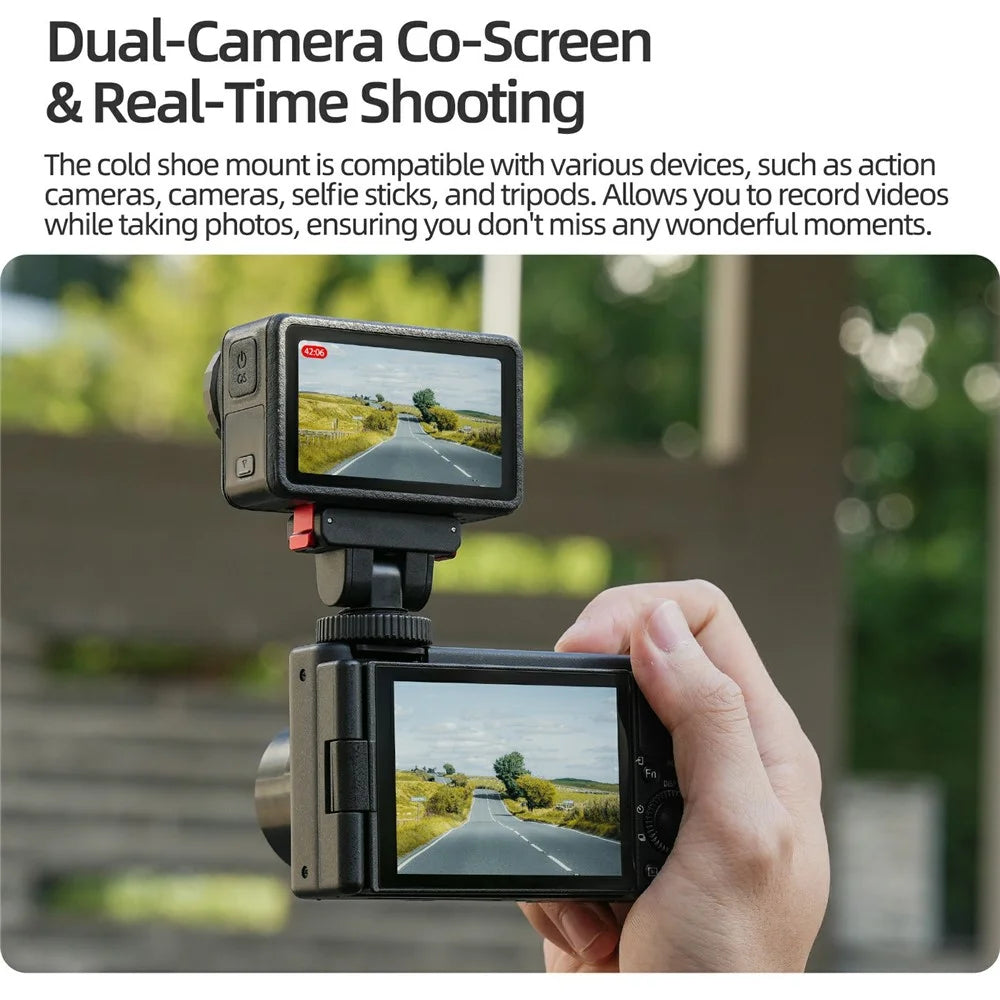 SUNNYLIFE AD118 Magnetic Quick Release Adapter for DJI Osmo 360 / Action 5 Pro / 4 / 3 / 2 Adjustable Camera Mount - 6