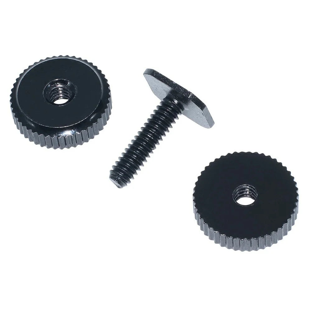 E001 1 / 4 Inch Screw Hot Shoe Mount Aluminum Alloy Adapter for Flash DSLR Camera Microphone Stand Bracket - Black - 5