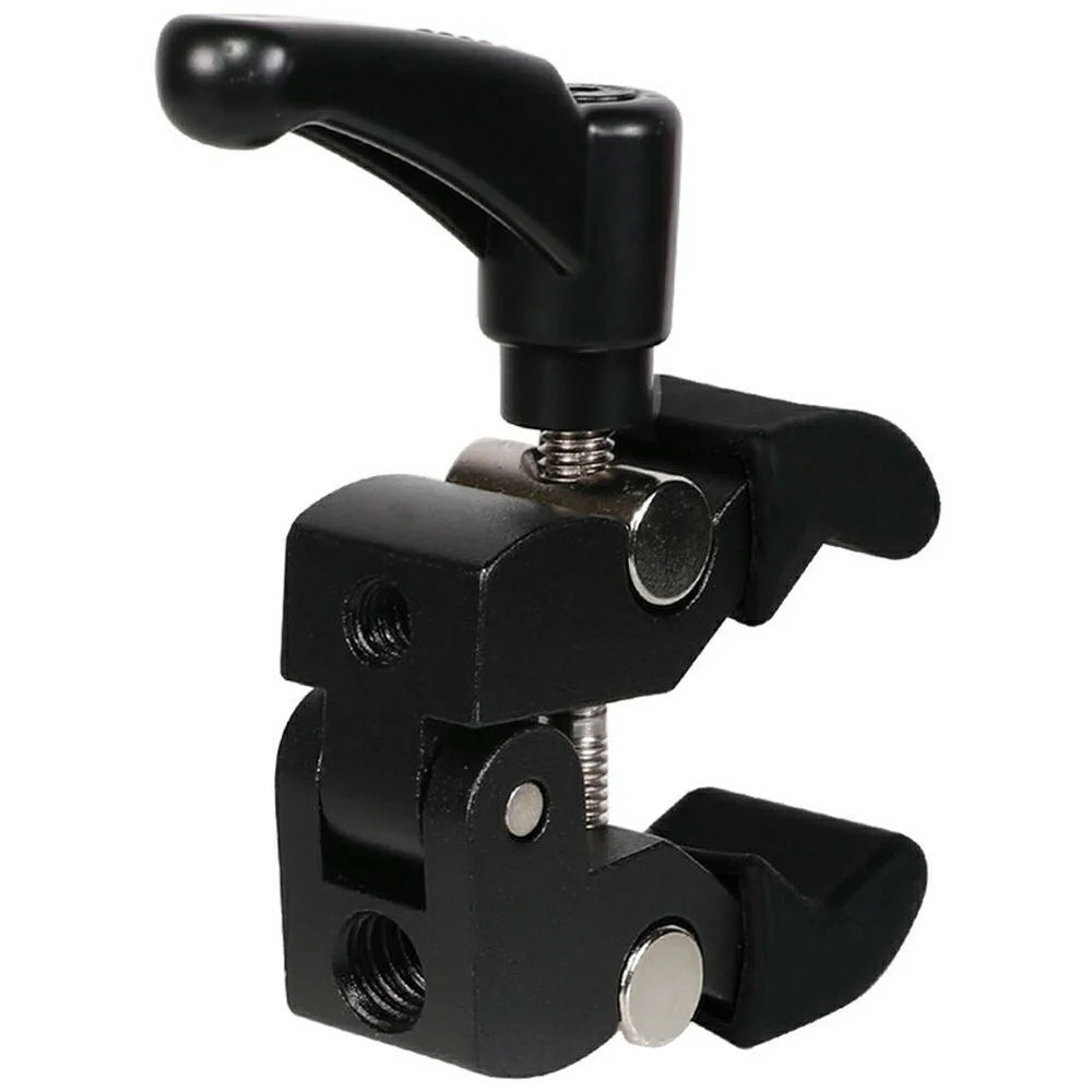 Z039 Photography Clamp 1 / 4'' 3 / 8'' Thread Crab Pliers Clip for DSLR Cameras - Black - 2