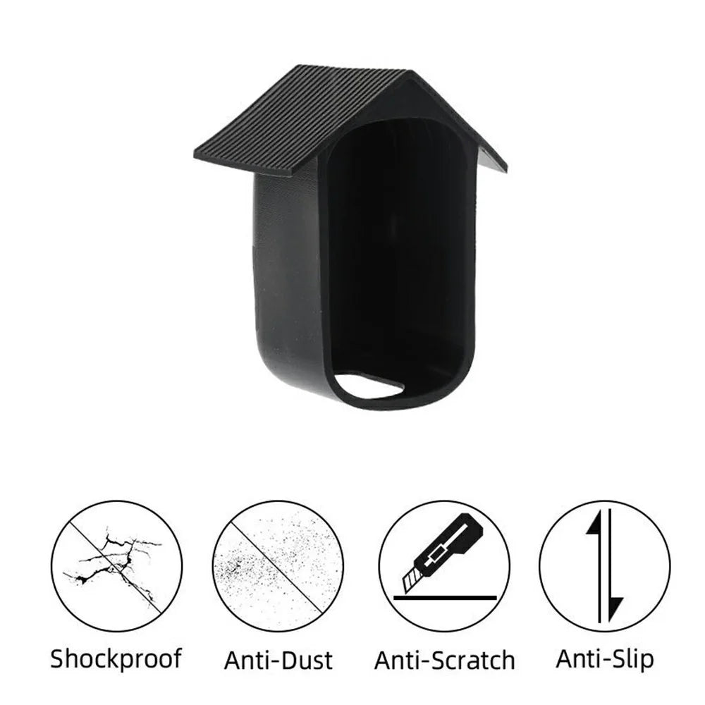 Silicone Protective Case for Eufy Security eufyCam 2C Weatherproof Shockproof Anti-Dust Smart Security Camera Protective Cover - Black - 3