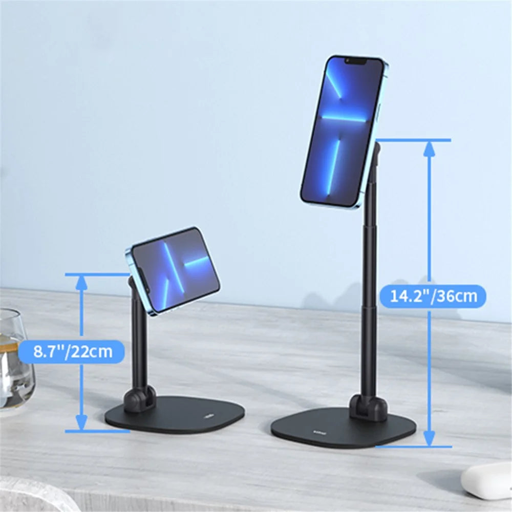VRIG MG-04 Magnetic Phone Desk Stand for iPhone 14 / 13 / 12 Series / Compatible with Magsafe Case Adjustable Cell Phone Holder - 6