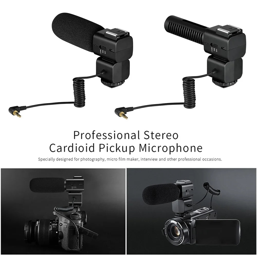 ORDRO CM520 3.5mm Plug Video Recording Shotgun Microphone Noise Reduction Mic for Camera - 3
