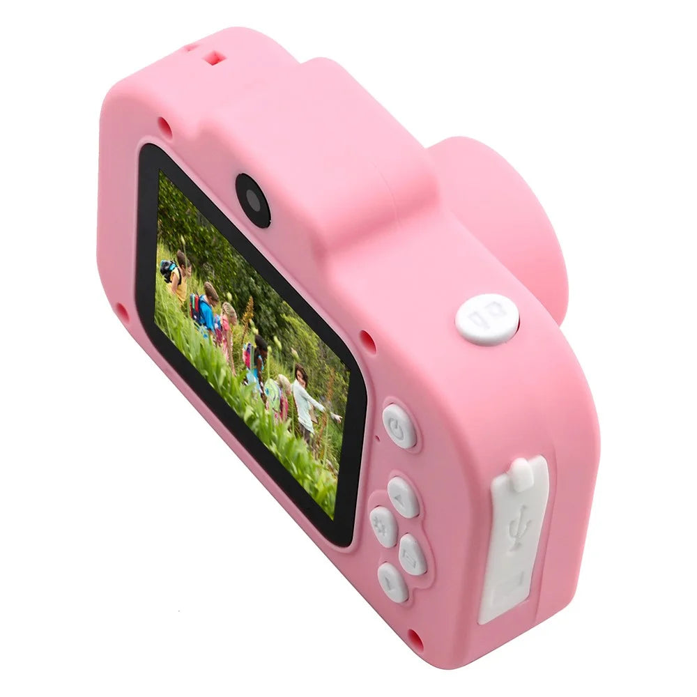 KDC-0025A 2.0 inch Screen HD Kids Camera Toy Dual Lens Digital Camera Video Recorder - Pink - 5