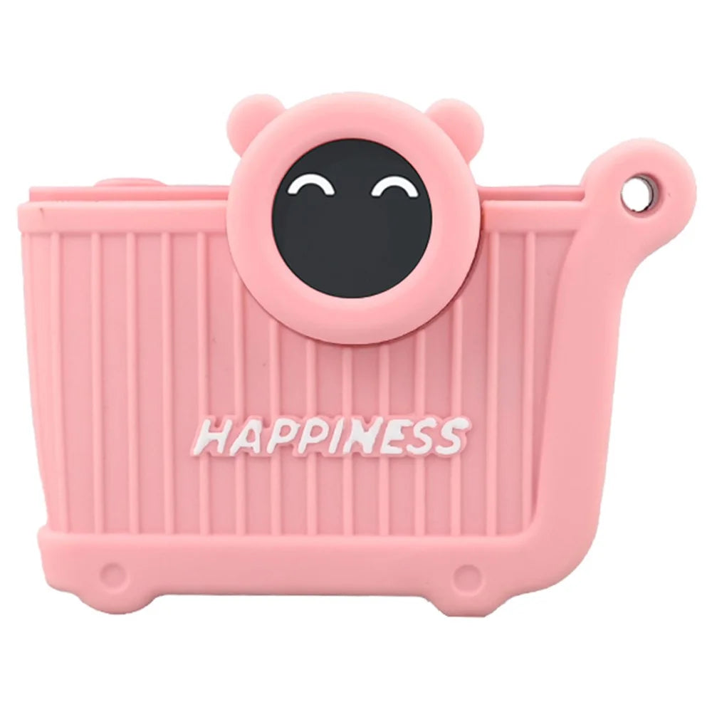 KDC-0026A 2.0 inch Screen Kids Camera Toy HD Dual Lens Camera Video Recorder, 32G TF Card+Card Reader - Pink - 2
