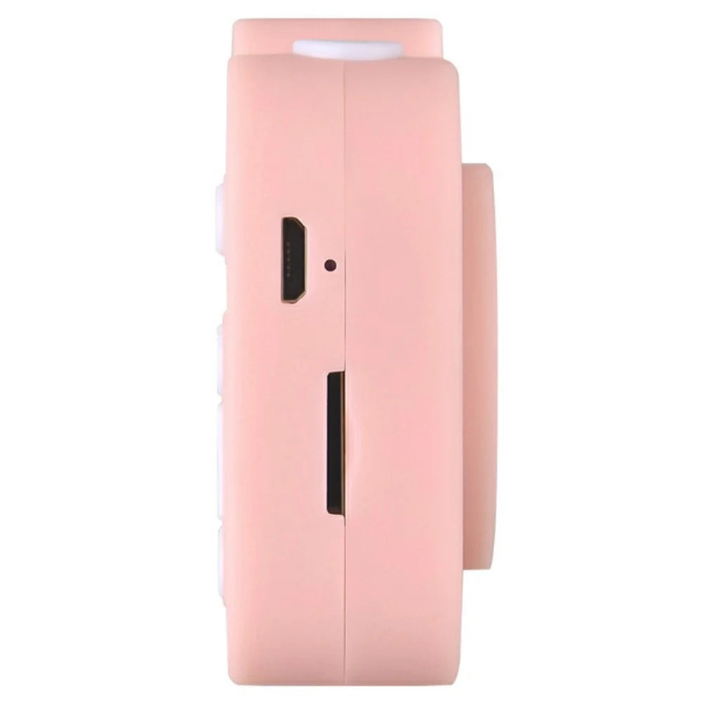 Y8S Cute Cartoon Design Kids Digital Camera HD Dual Lens Video Recorder for Children (No Memory Card) - Astronaut Pink - 2