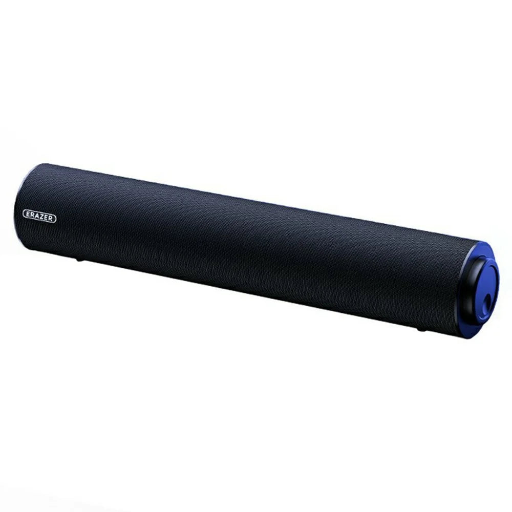 ERAZER W110 Desktop USB Wired Speaker 3.5mm Audio Input 6W Portable Speaker for PC Gaming (Invested By Lenovo) - Black - 1
