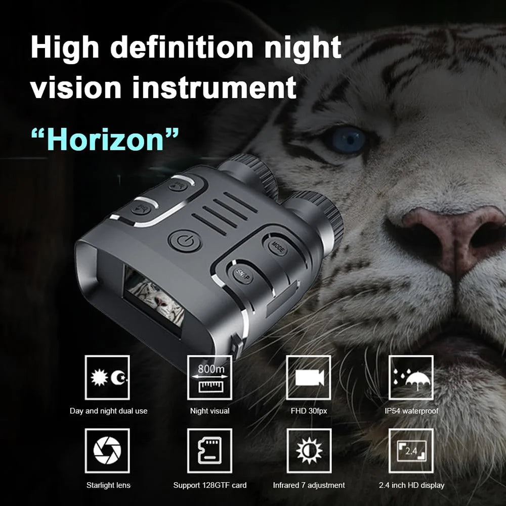 R18 HD Infrared 2.4 inch Screen Night Vision Goggles Digital Binoculars for Night and Day Use - 6