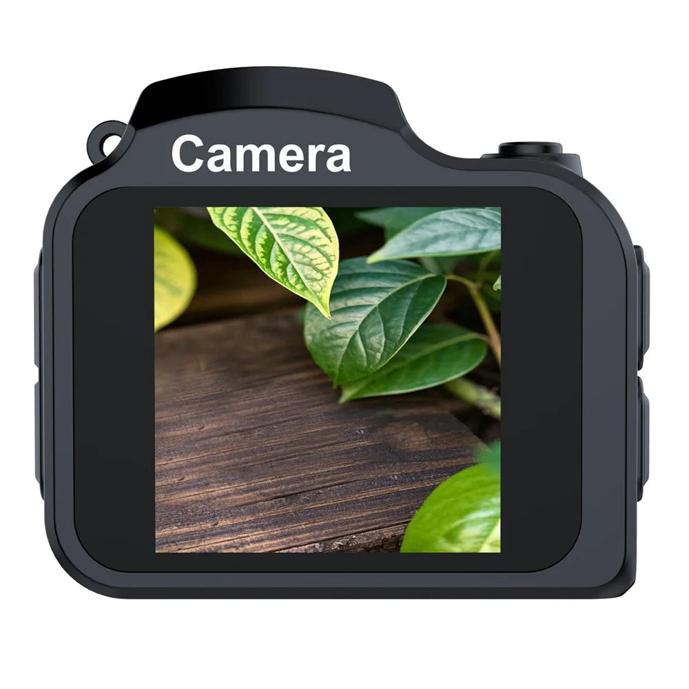 HJD-02 Kids Students Mini Digital Camera Portable Travel 4K 64MP Pocket Camcorder - Black - 2
