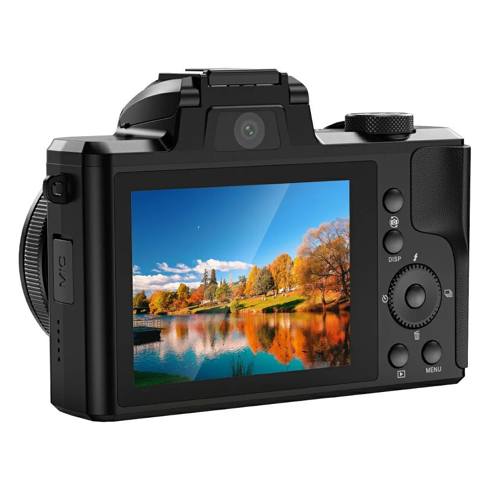 DC206X 5X Optical Zoom Autofocus Digital Camera Dual Lens 5K Camcorder with 32GB Card - 2