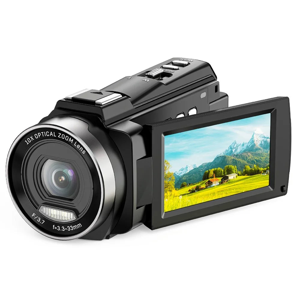 HDV-265K Digital Camera 5K Handheld Video Recorder 3X Optical Zoom 6 Axis Stabilization DV Camcorder - UK Plug - 2
