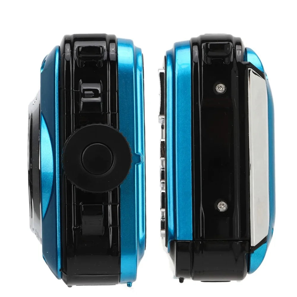 WP05 2.7 Inch LCD Screen 1080P HD Waterproof Digital Camera 10ft Underwater Camera for Swimming Diving - Blue - 7