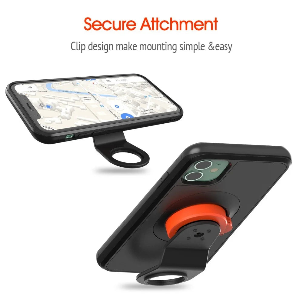 Mountain Bike Bicycle Handlebar Phone Bracket with Shockproof Phone Shell for iPhone 8/7 4.7 inch - 5