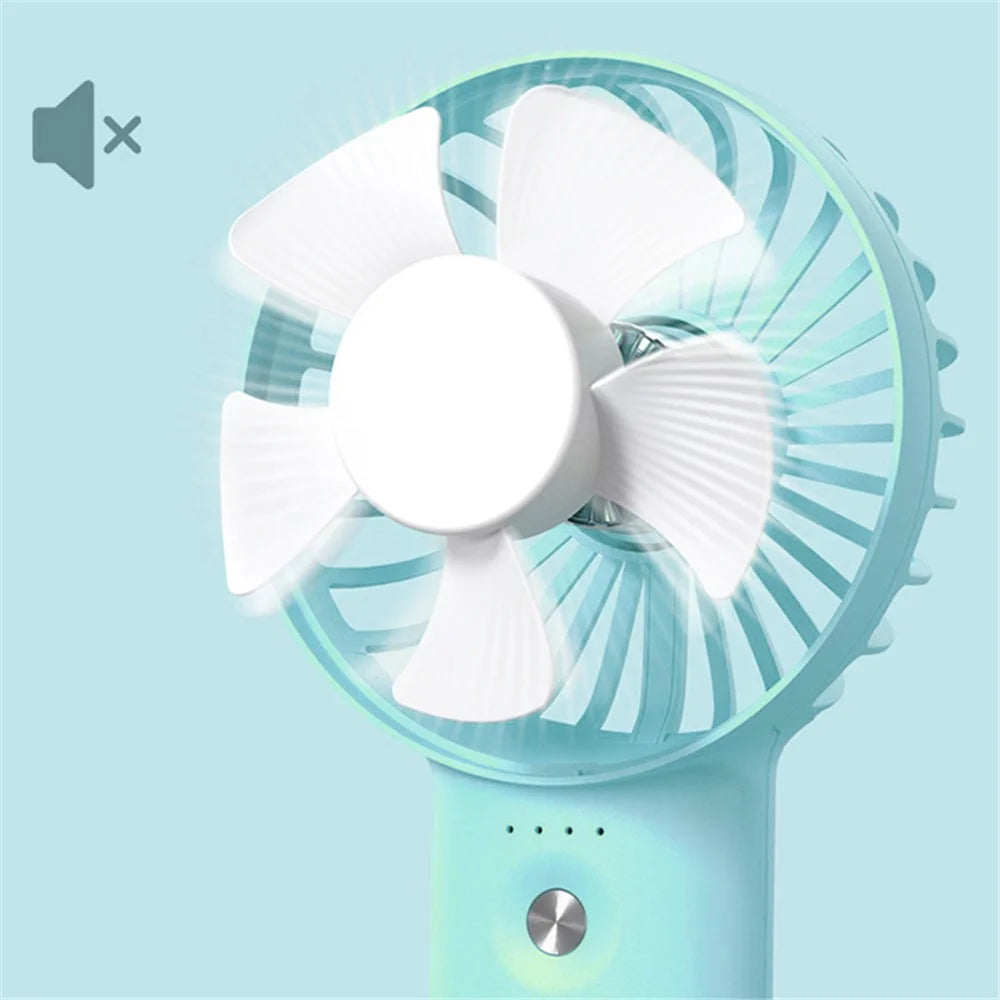 YOOBAO Y-F3 5000mAh Mini Handheld Fan 3 Speeds Adjustable Summer Fan - White - 4
