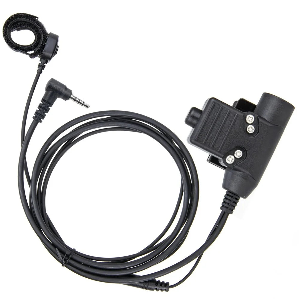 For Vertex VX-1R VX-2R VX-3R VX-5R Radio Walkie Talkie U94 PTT High Strength Finger Microphone Adapter - 2