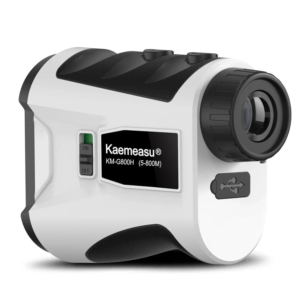 KAEMEASU KM-G800H Golfing Range Finder 5-800m Laser Rangefinder - White - 1
