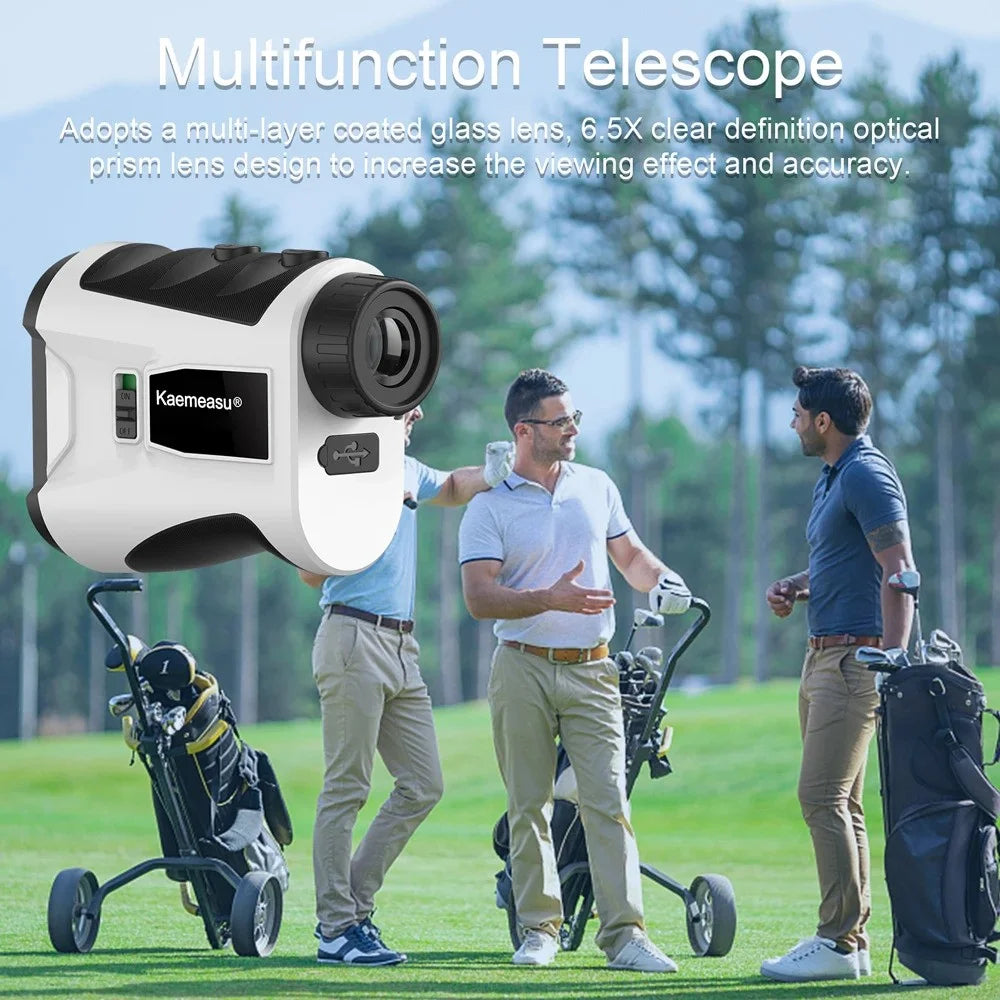 KAEMEASU KM-G450H Golfing Range Finder 5-450m Laser Rangefinder - White - 2