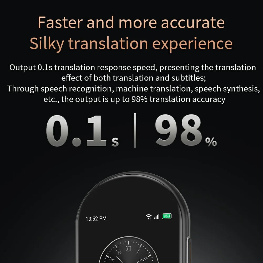 A10 GPT Voice Translator for Travel Simultaneous Translator Support 4G SIM Card Global Offline Translation - 5