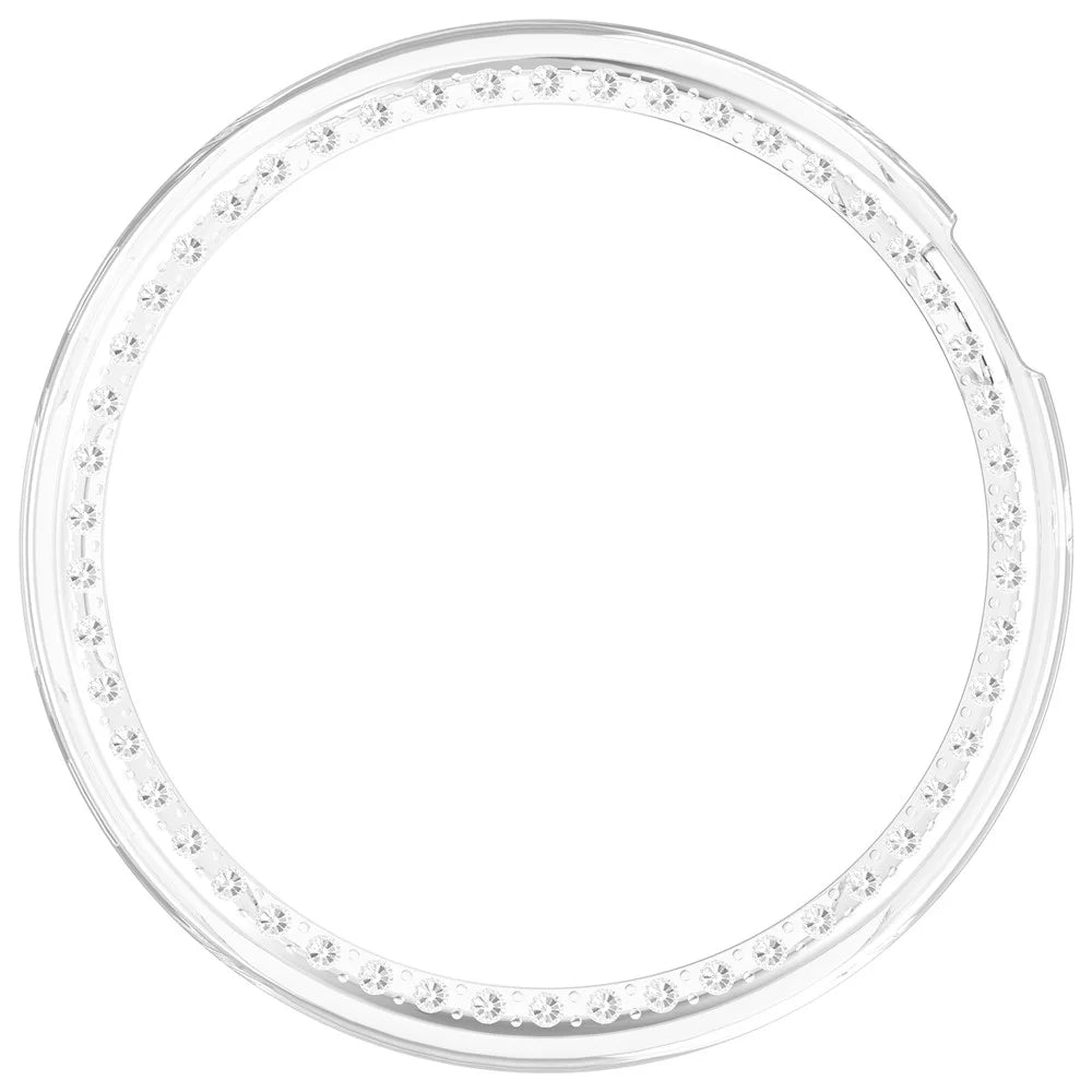 IVY-B39 For Honor Watch Fit Vitality Edition PC Watch Case Rhinestone Decor Hollow Protective Cover - Transparent - 4