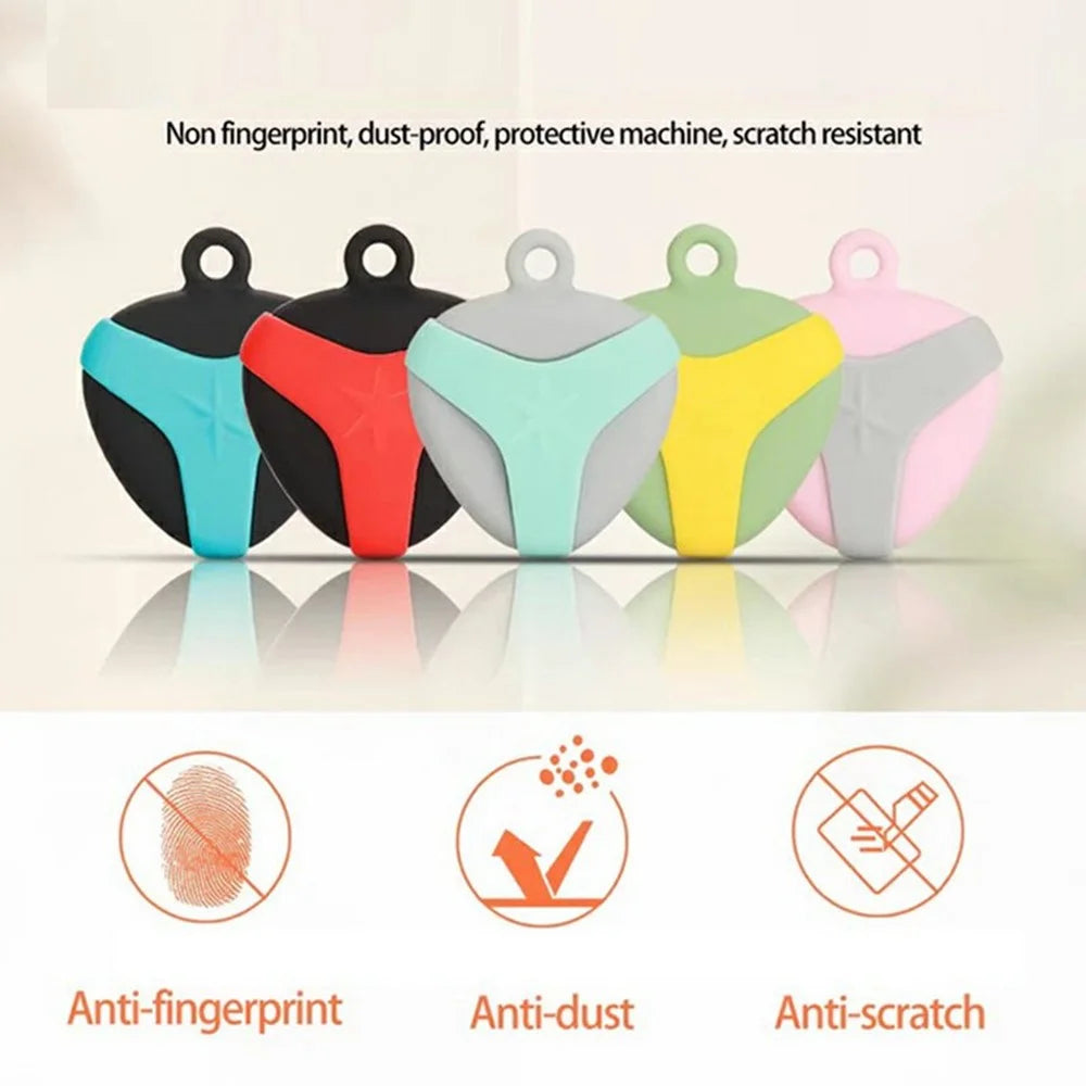 For Huawei Tag Tracker Silicone Case Waterproof Anti Drop Protective Cover with Hanging Buckle - Green / Yellow - 6