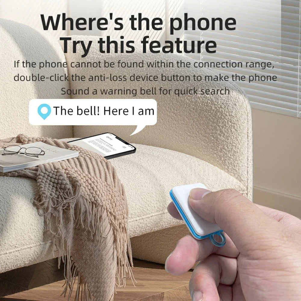 Y06 Portable Bluetooth-compatible Anti Lost Locator for iPhone / Android Smart Tracker App Control Remote Shutter - Pink - 4
