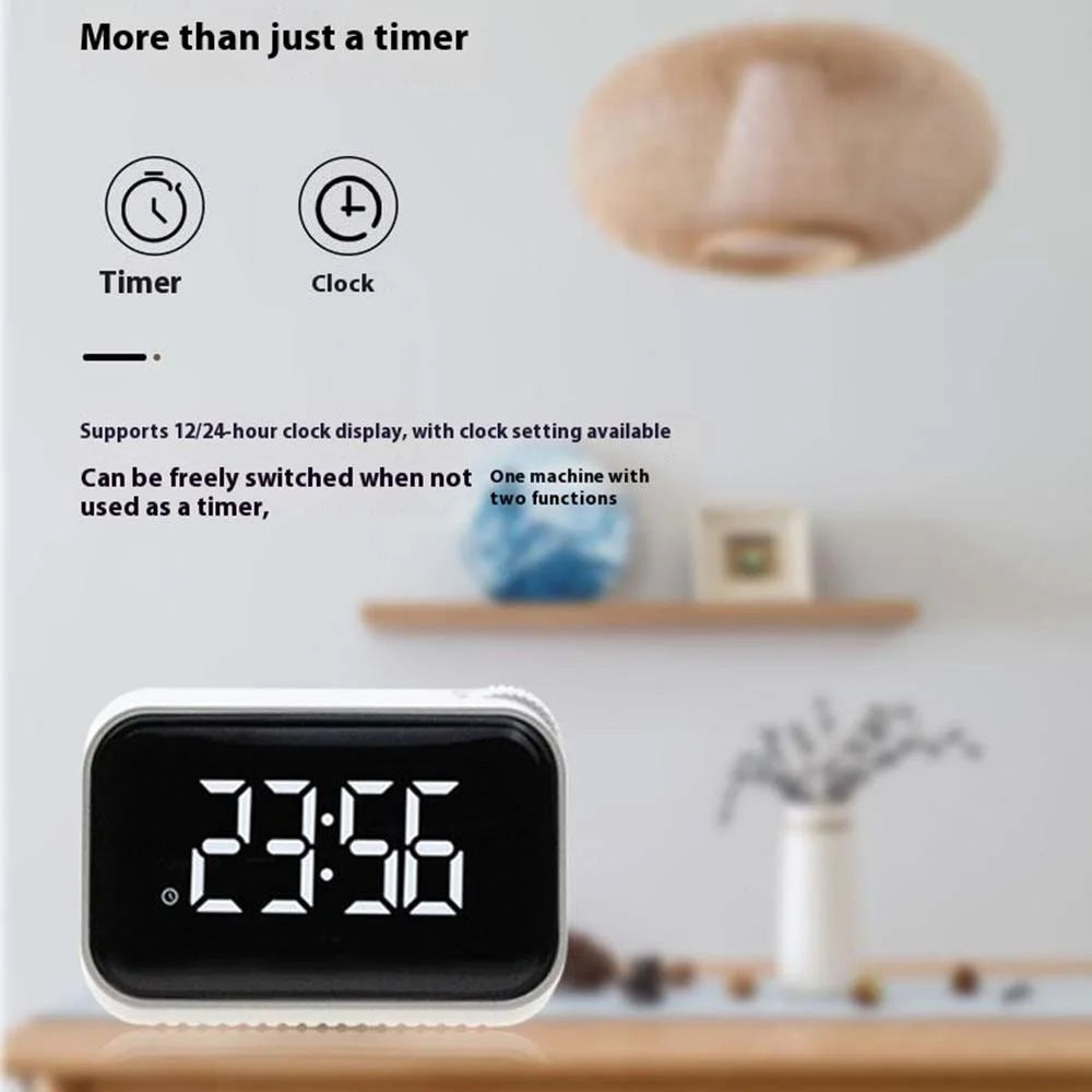 370 Large Screen Digital Clock with Alarm Kitchen Timer Countdown Clock - 4