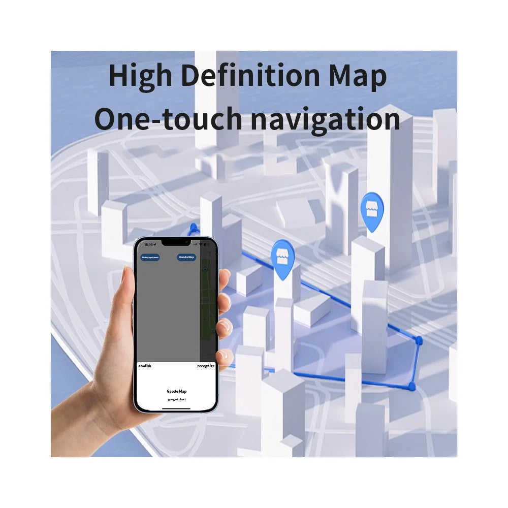 JHX05 IP65 Waterproof Multi User Item Keychain Tracker 7-Day Movement History Finder for iOS Only - Orange - 5