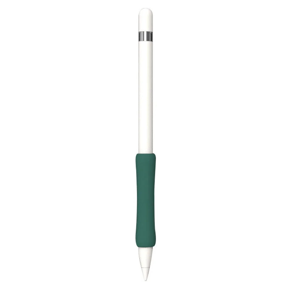 For Apple Pencil (1st Generation) / (2nd Generation) Silicone Sleeve Stylus Protective Case Short Version - Midnight Green - 1