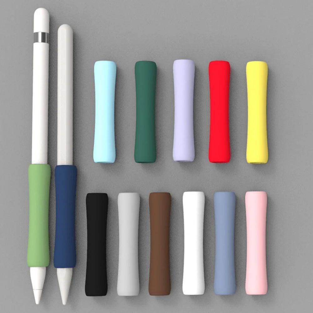 For Apple Pencil (1st Generation) / (2nd Generation) Silicone Sleeve Stylus Protective Case Short Version - Midnight Green - 4