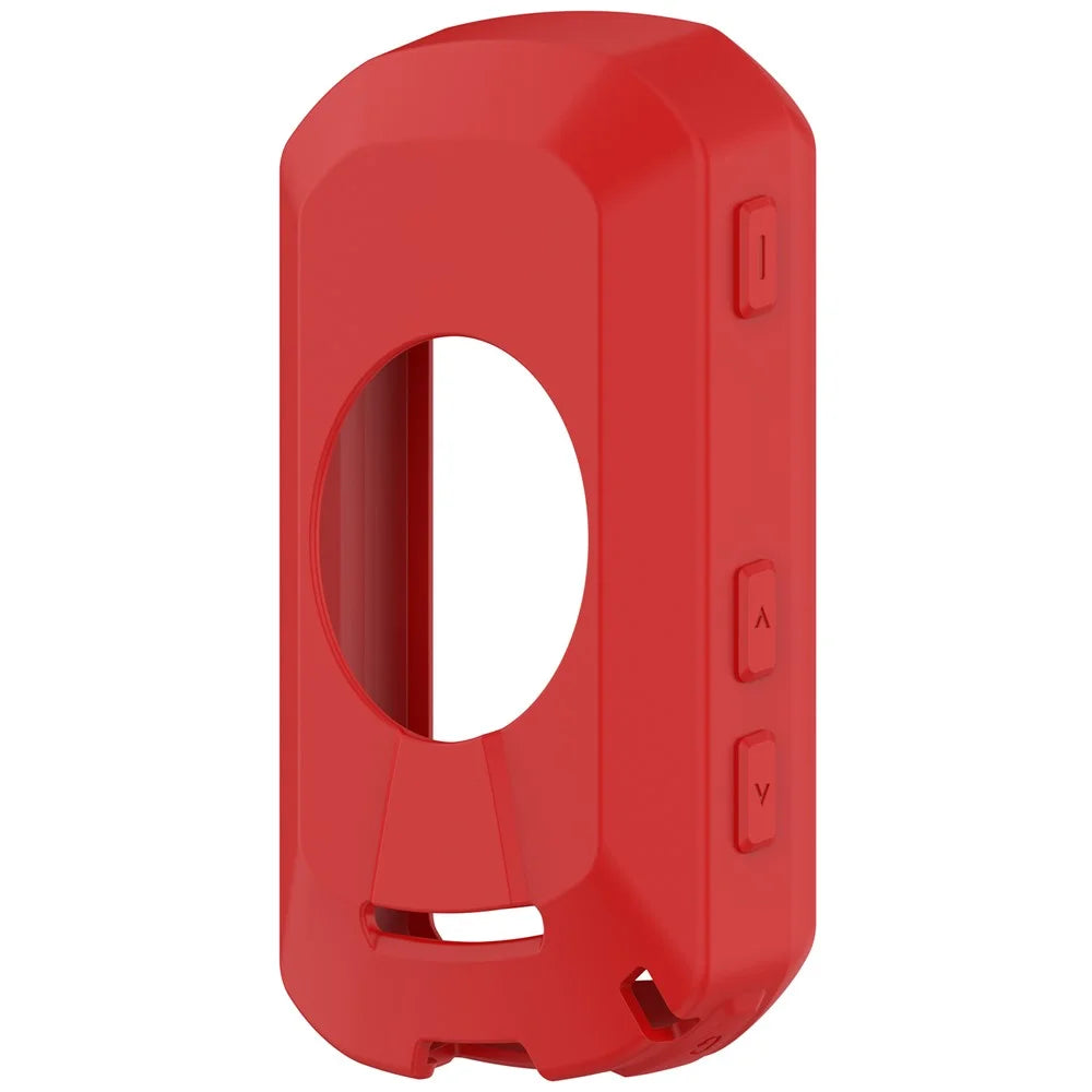 For Garmin Edge 850 / 550 Cycling Computer Silicone Case Shockproof Anti Scratch Protective Cover - Red - 4
