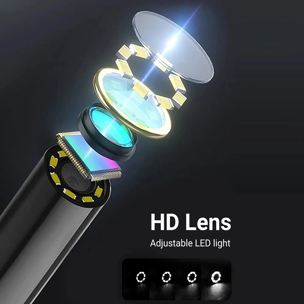 G41 20m Cable 8mm Single Lens 4.3 Inch IPS Screen Industrial Endoscope HD Handheld Inspection Camera - 5