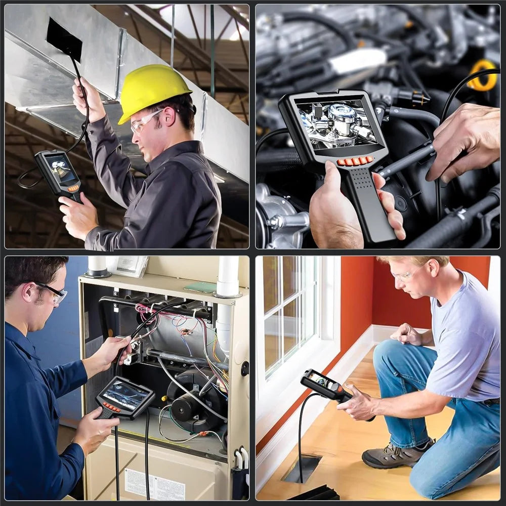 G41 20m Cable 8mm Single Lens 4.3 Inch IPS Screen Industrial Endoscope HD Handheld Inspection Camera - 6