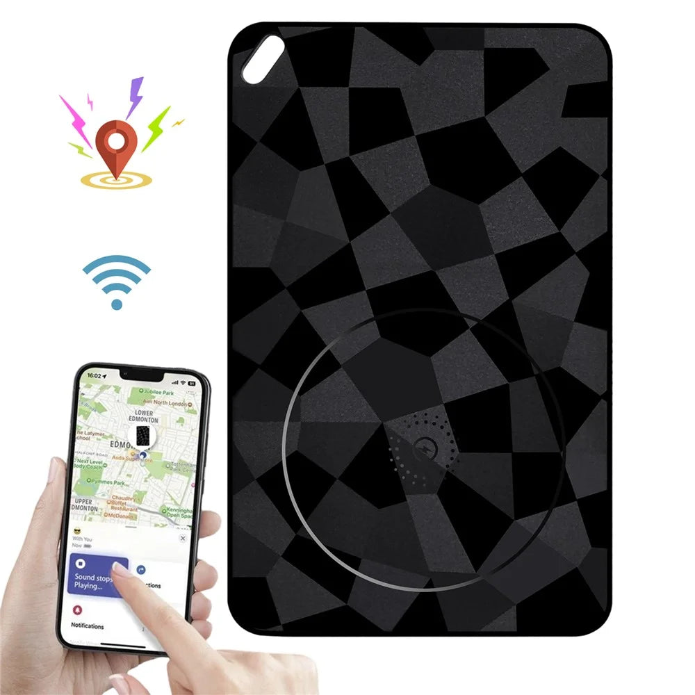 K18 Smart Item Finder Waterproof Anti-Loss Tracker with Alert for Keys / Wallets / Luggage - Black - 1
