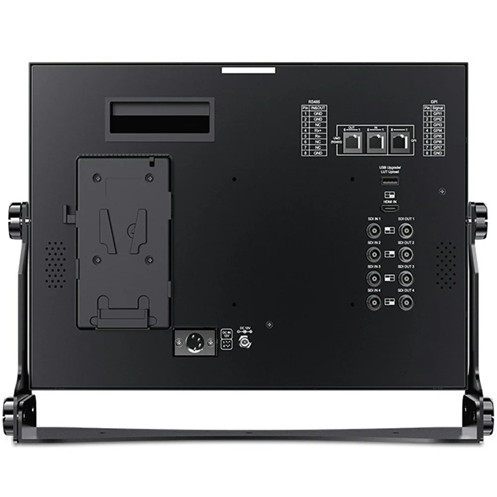 SEETEC ATEM156S 15.6 inch Broadcast Studio Monitor 4 SDI Multi-Source Display Professional Multi-Camera Monitoring - US Plug - 2