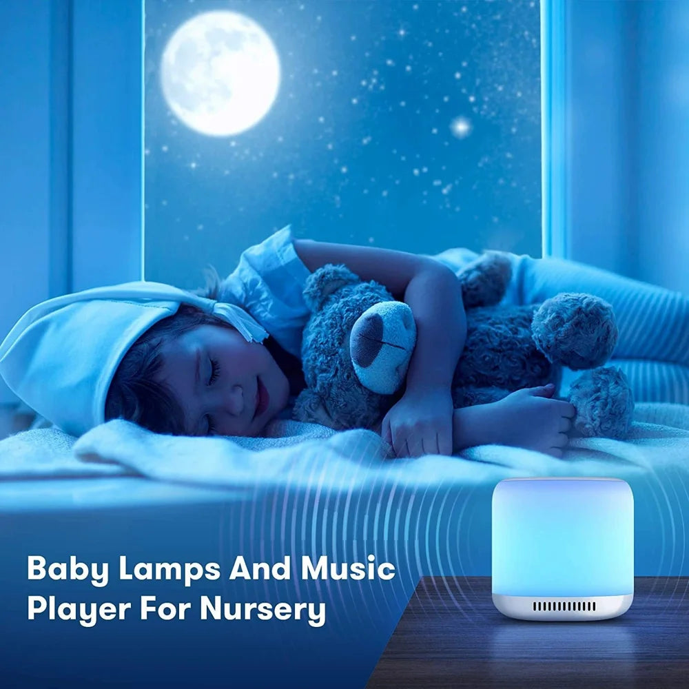 202 White Noise Sound Machine USB Rechargeable Night Light Sleep Aid with Timer for Bedroom Nursery Room - 5
