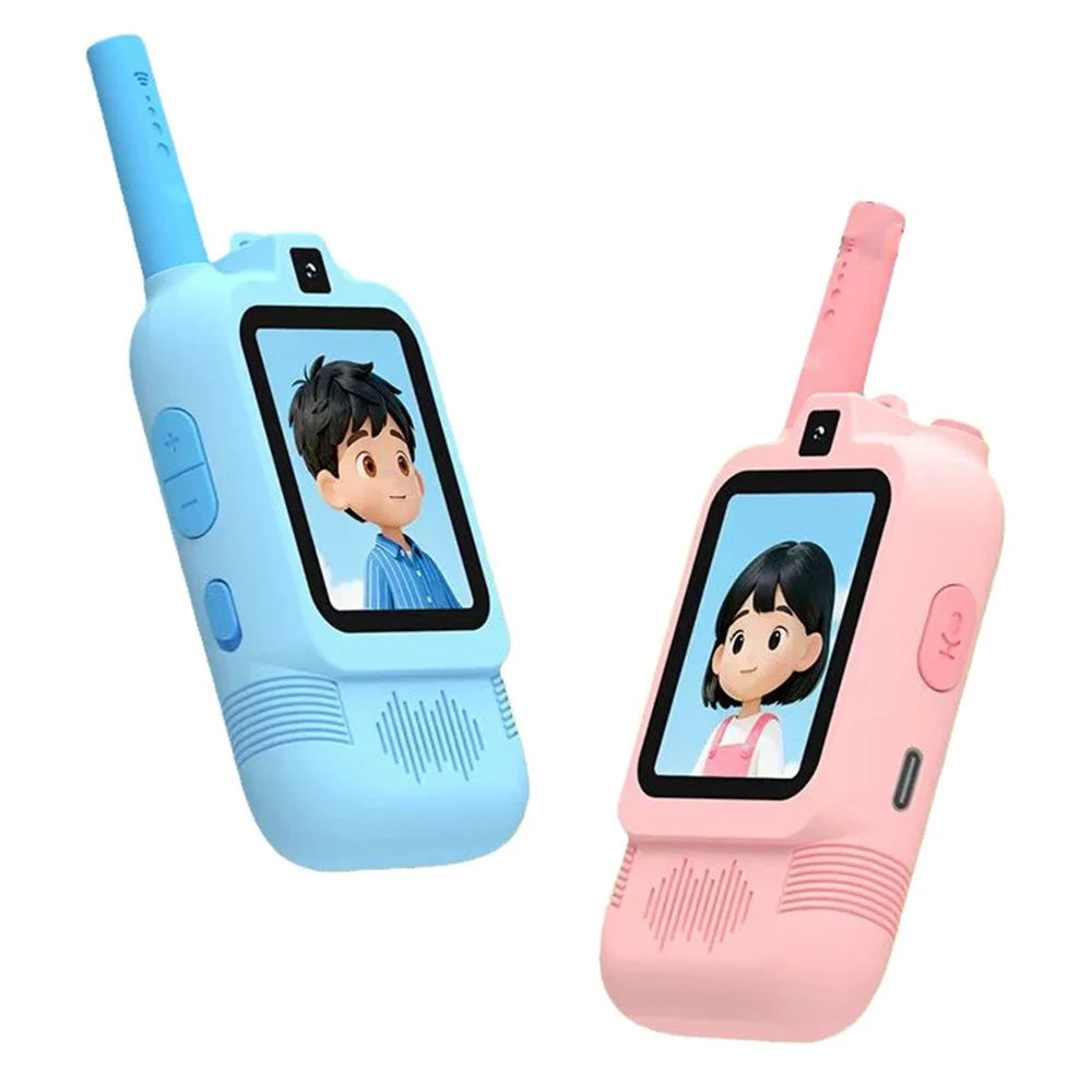 HK200 2.0 Inch Dual Camera Video Walkie Talkie Set for Kids Two-Way Radio Intercom with Photo Capture / Voice Chat - 1