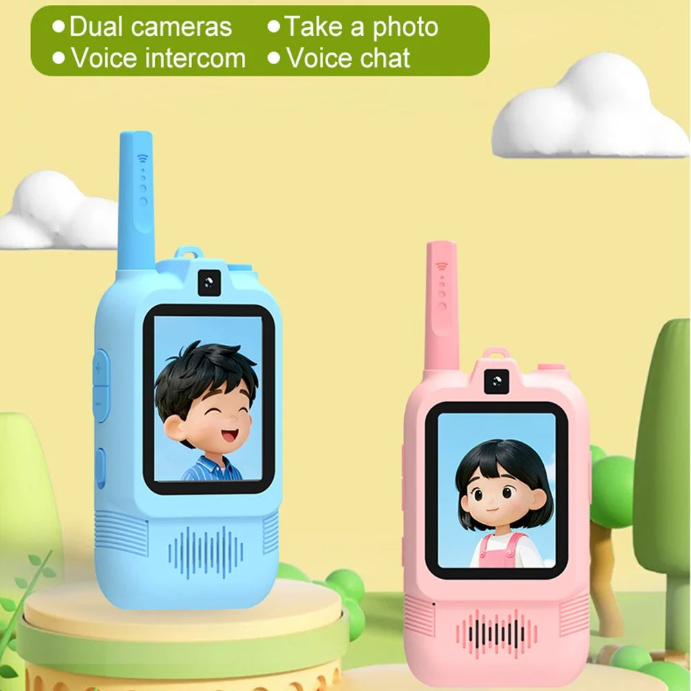 HK200 2.0 Inch Dual Camera Video Walkie Talkie Set for Kids Two-Way Radio Intercom with Photo Capture / Voice Chat - 2