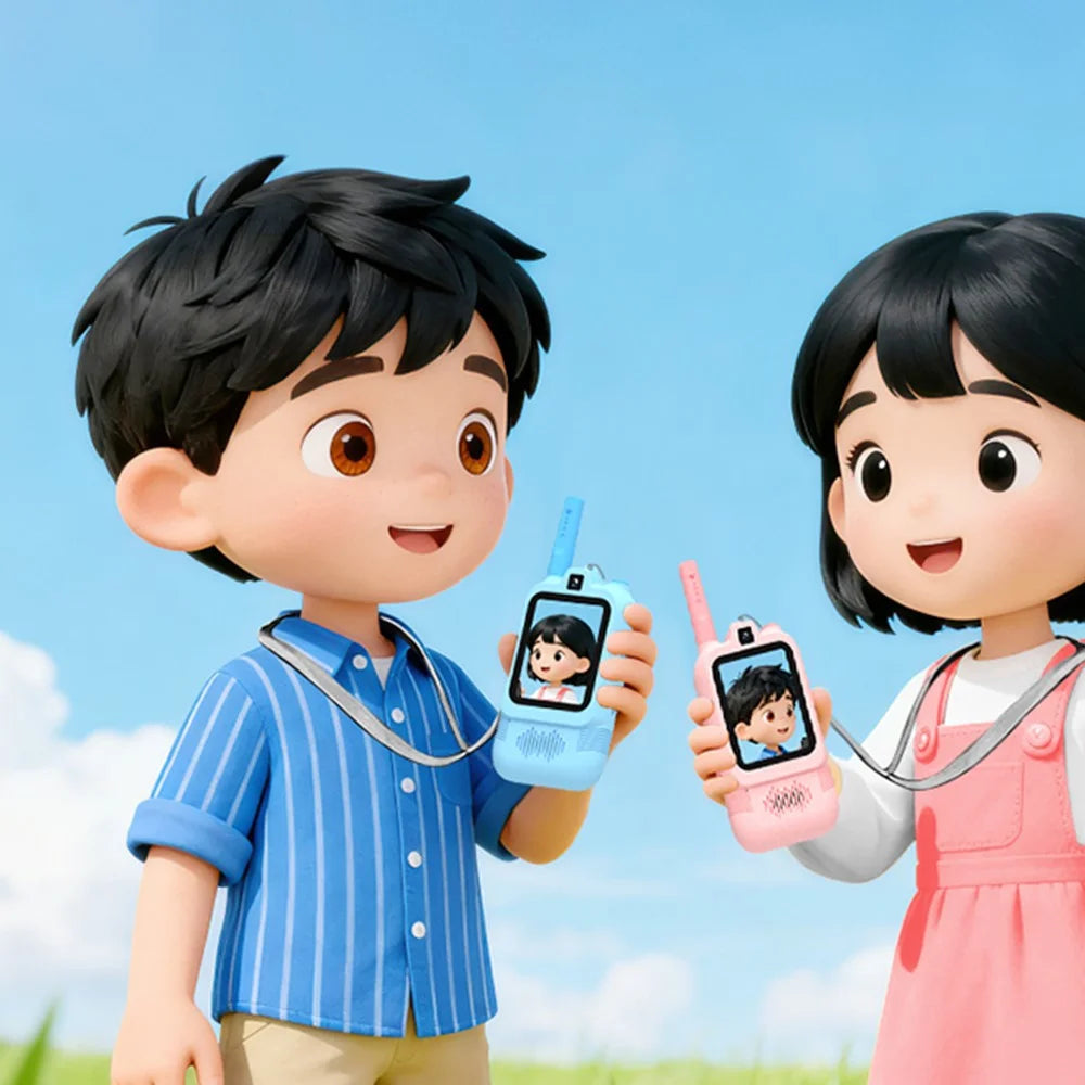 HK200 2.0 Inch Dual Camera Video Walkie Talkie Set for Kids Two-Way Radio Intercom with Photo Capture / Voice Chat - 7