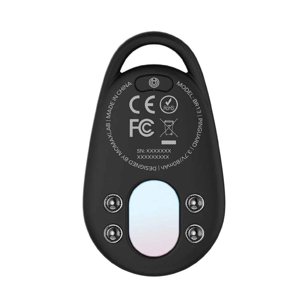 MOMAX PinGuard Camera Detection Tracker Anti-Lost Device Dual Function Anti-Peeping / Locator for Travel / Hotel Safety - Black - 1