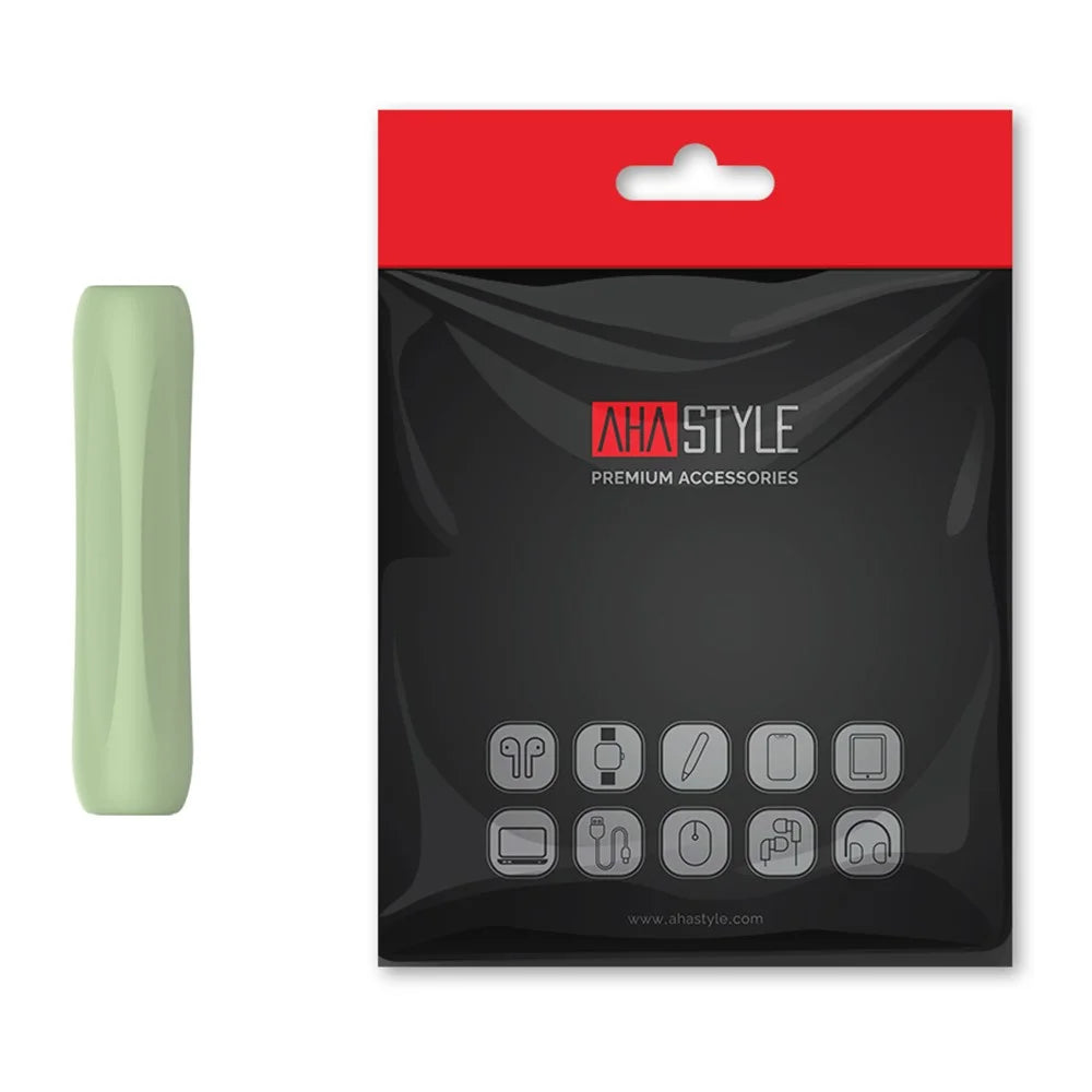 AHASTYLE PT113-1 Silicone Case for Apple Pencil (2nd Generation) / Pencil (1st Generation) Grip Sleeve Stylus Protective Cover - Green - 1