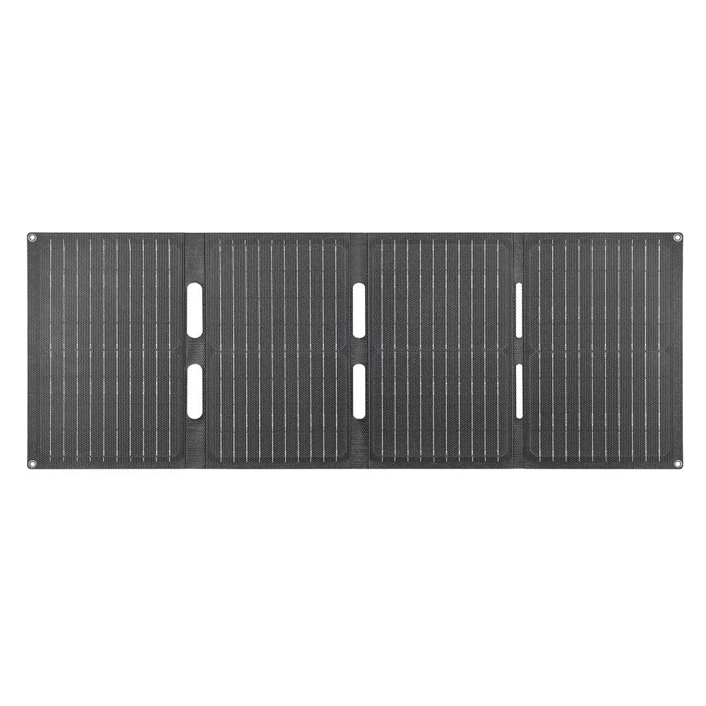 DE-40 40W Solar Charger with Type-C / USB / DC Ports IP65 Waterproof Foldable Monocrystalline Solar Panel - Black - 6