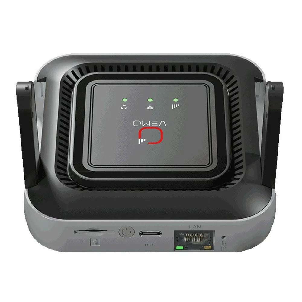 VEMO M6 Pro Portable 4G LTE Router WiFi 6+ 5000mAh Battery 300Mbps SIM Card Hotspot for Outdoor Travel - EU & Asia Plug - 1