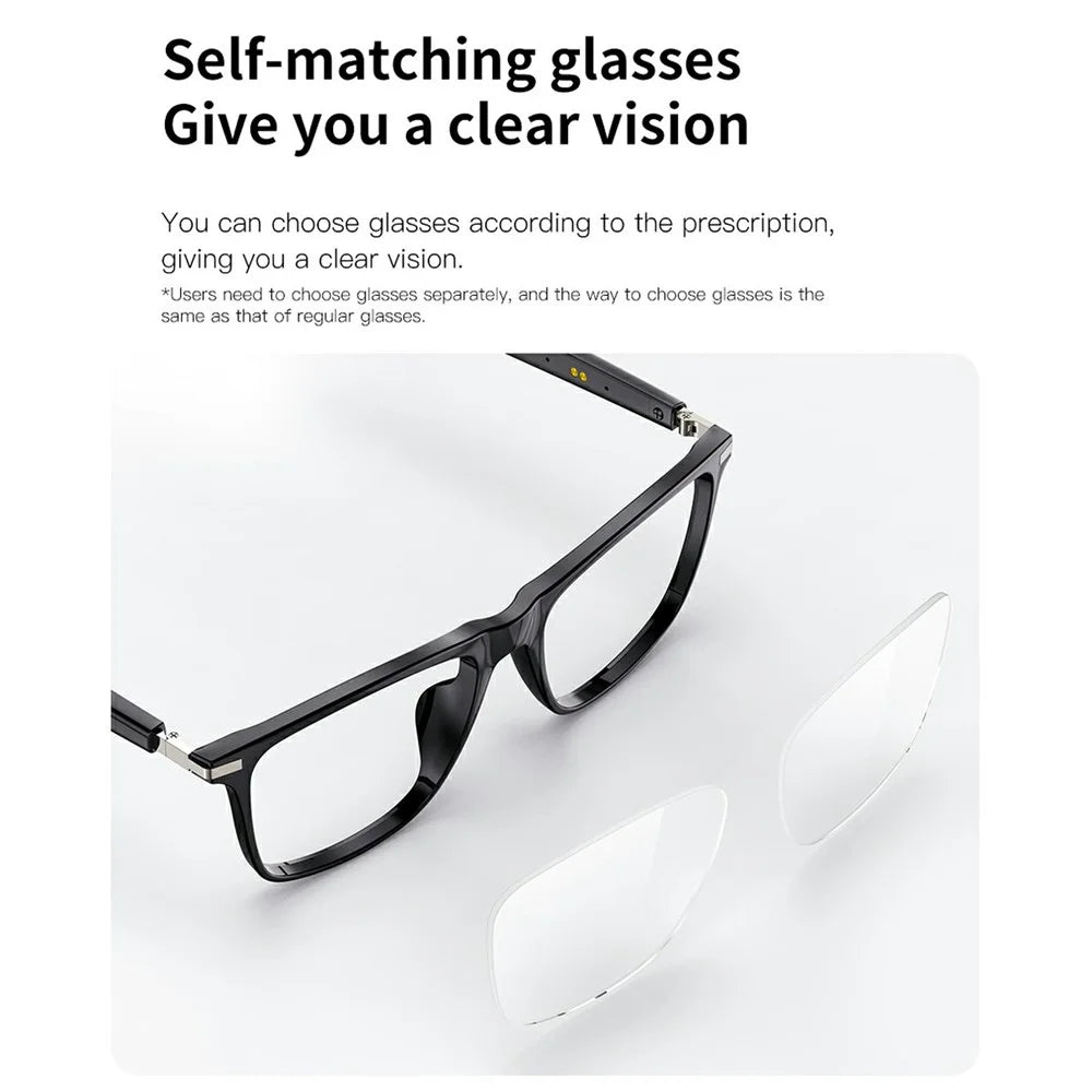 M03 Bluetooth-compatible Smart Audio Glasses IP68 Waterproof Open Ear Headphones - Photochromic Lens - 5