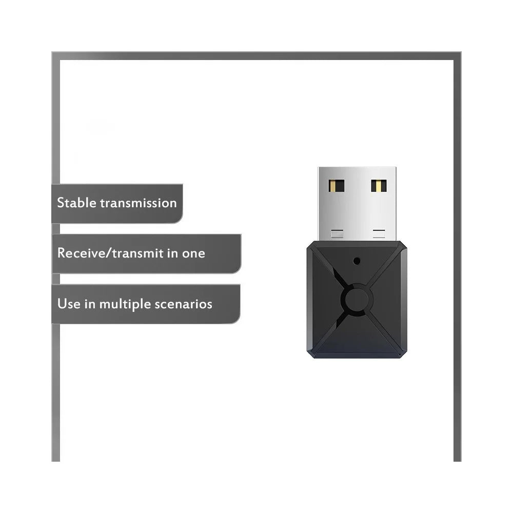 A30 Wireless USB Bluetooth-compatible Adapter 5.0 Dongle Music Receiver Transmitter for PC Computer - 5